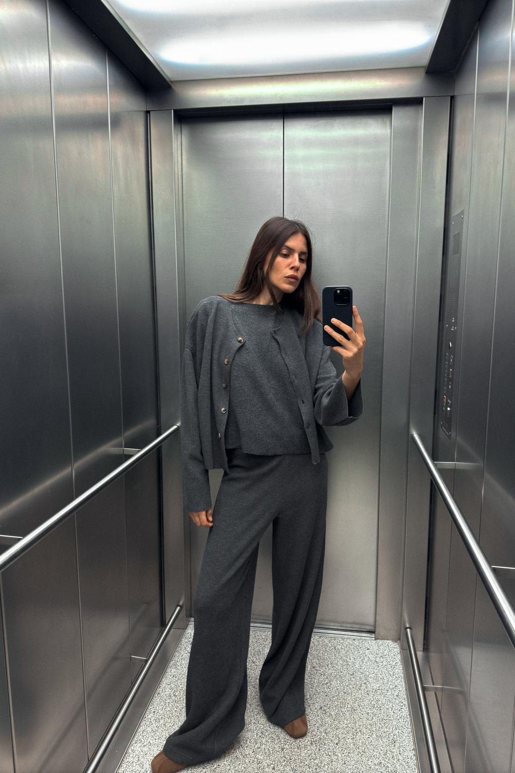 SOFT RIBBED TROUSERS