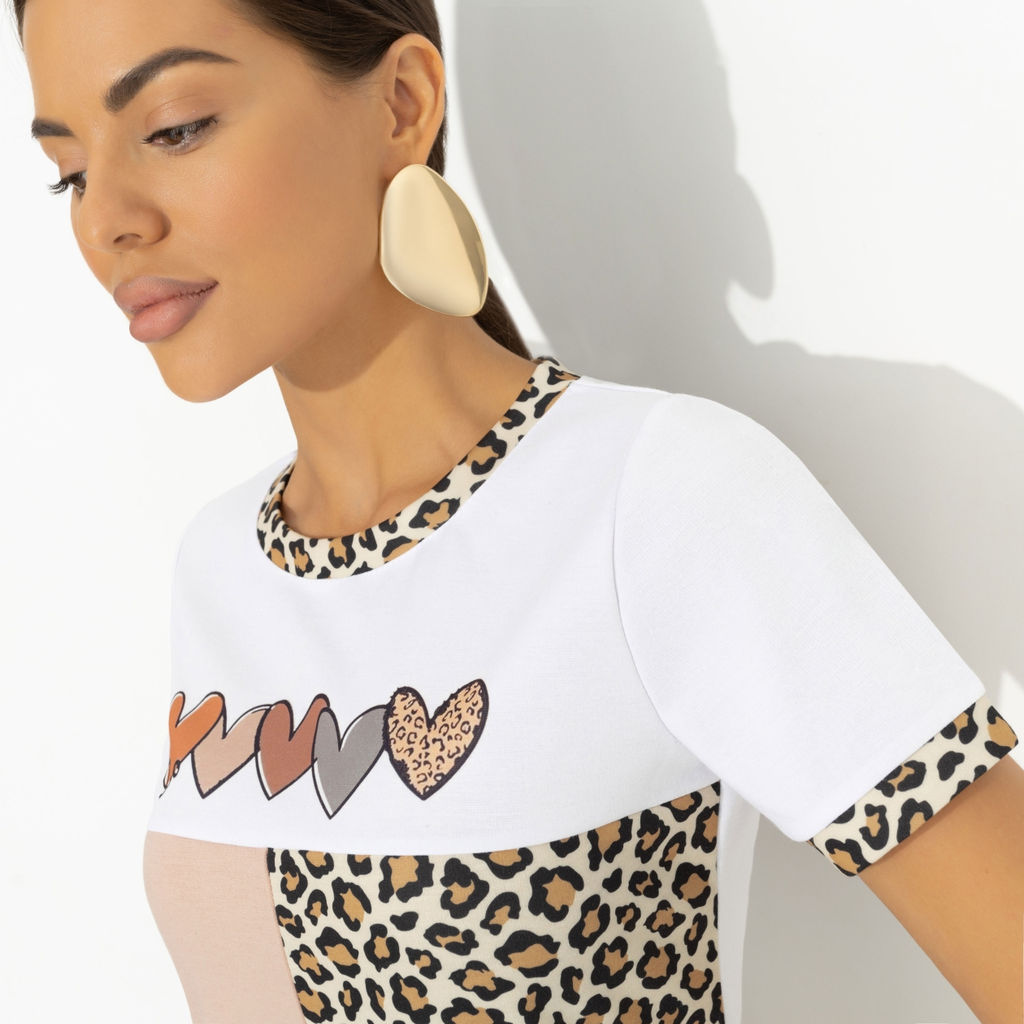 Футболка комбинированная, Покоряет не только сердца - Charutti фото 3