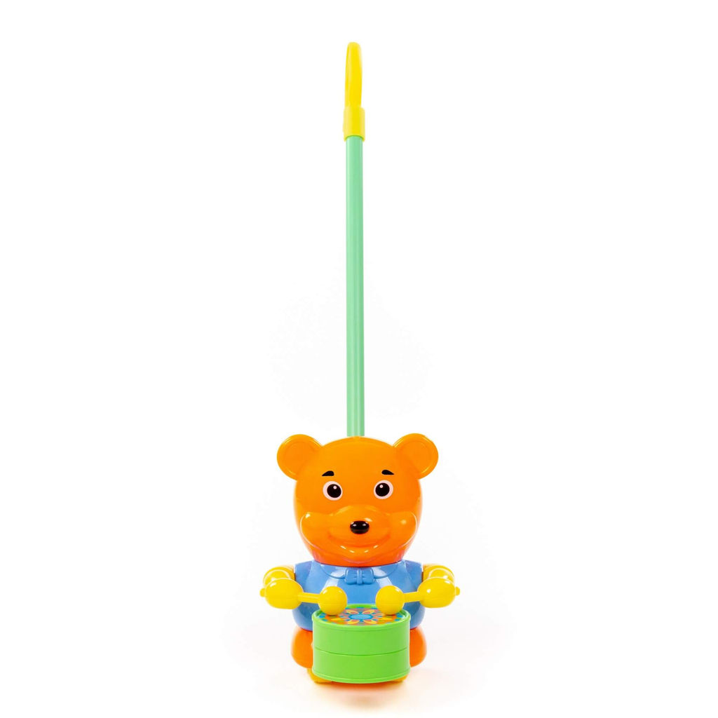 Каталка Медвежонок с ручкой - Полесье фото 5