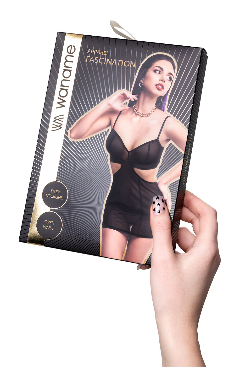 Комбинация Waname Fascination черная (50-52) - Waname apparel фото 16