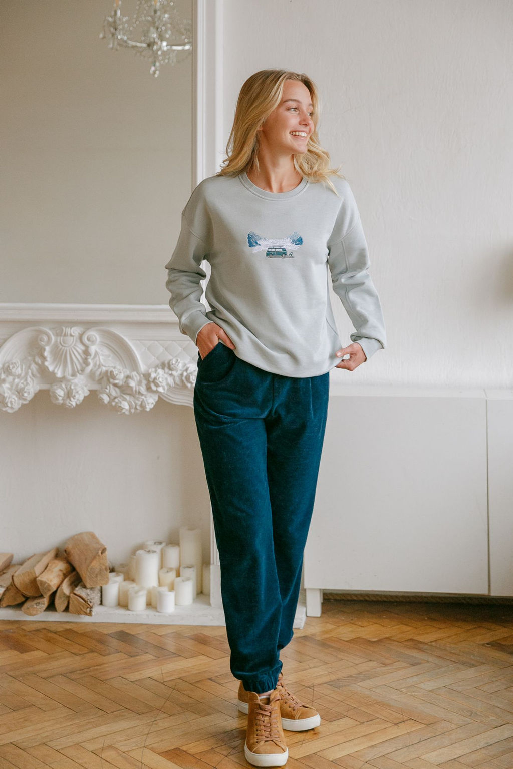 Джоггеры вельветовые Atlantic - Captain's mate фото 2