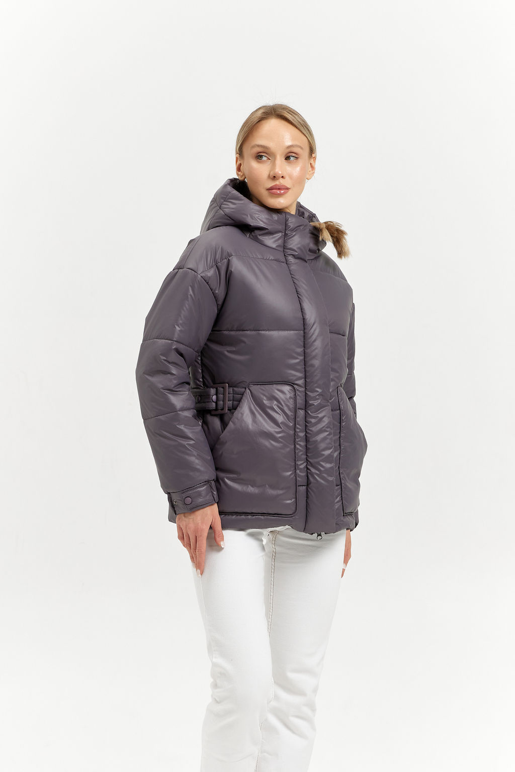 Куртка женская зимняя 25404 (графит) - Kankan фото 18