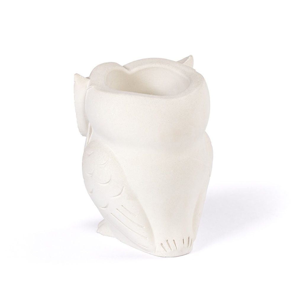 Заготовка для декорирования Love2art ТА-14 Кашпо гипс 7 х 6 х 10 см 1 шт Сова  фото 3