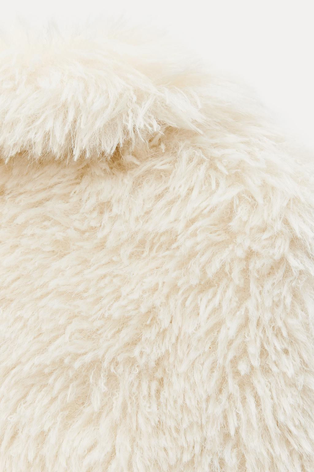 FAUX FUR WAISTCOAT ZW COLLECTION - Zara фото 9