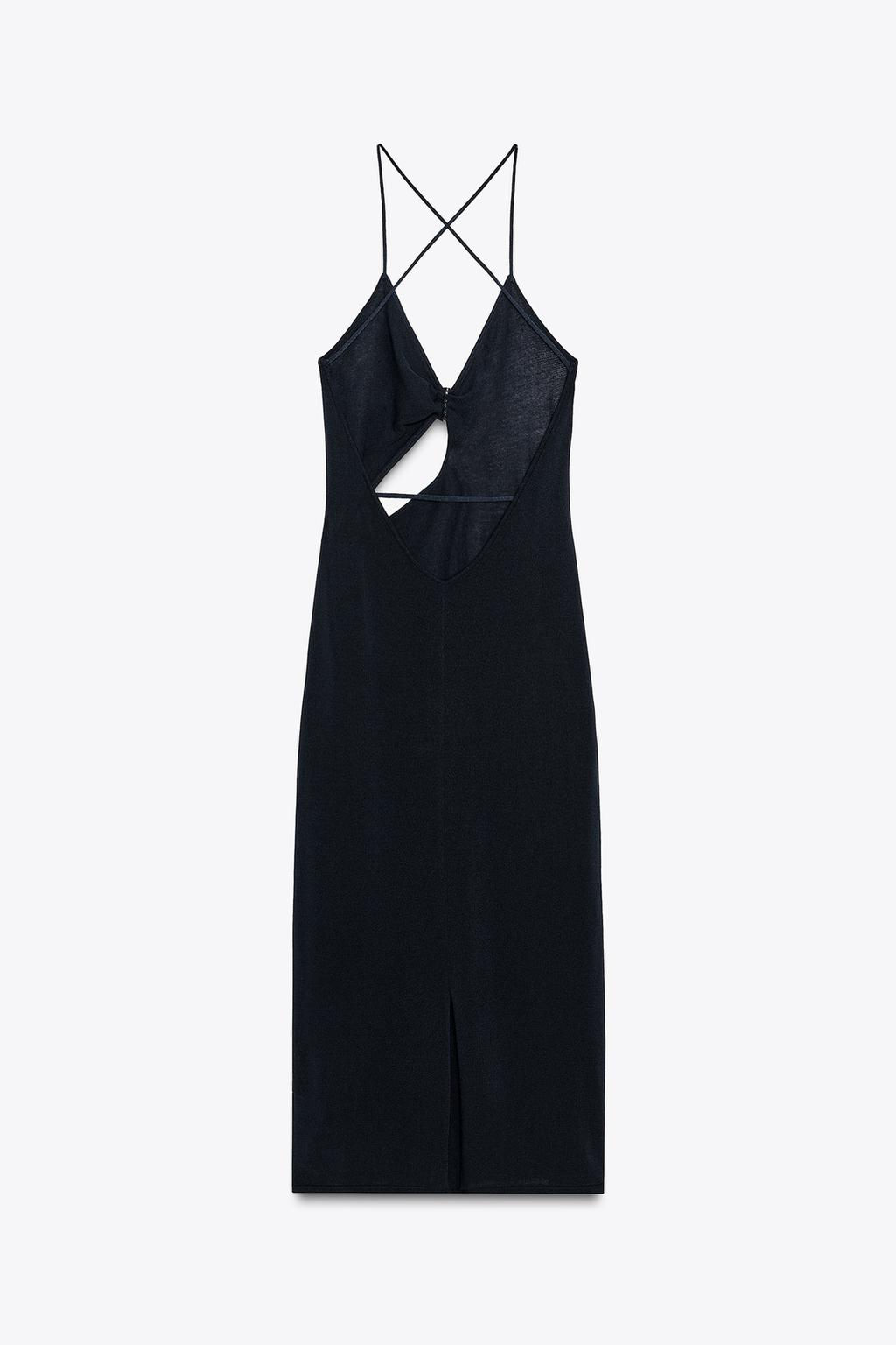 KNIT DRESS WITH CUT OUT DETAIL - Zara фото 6