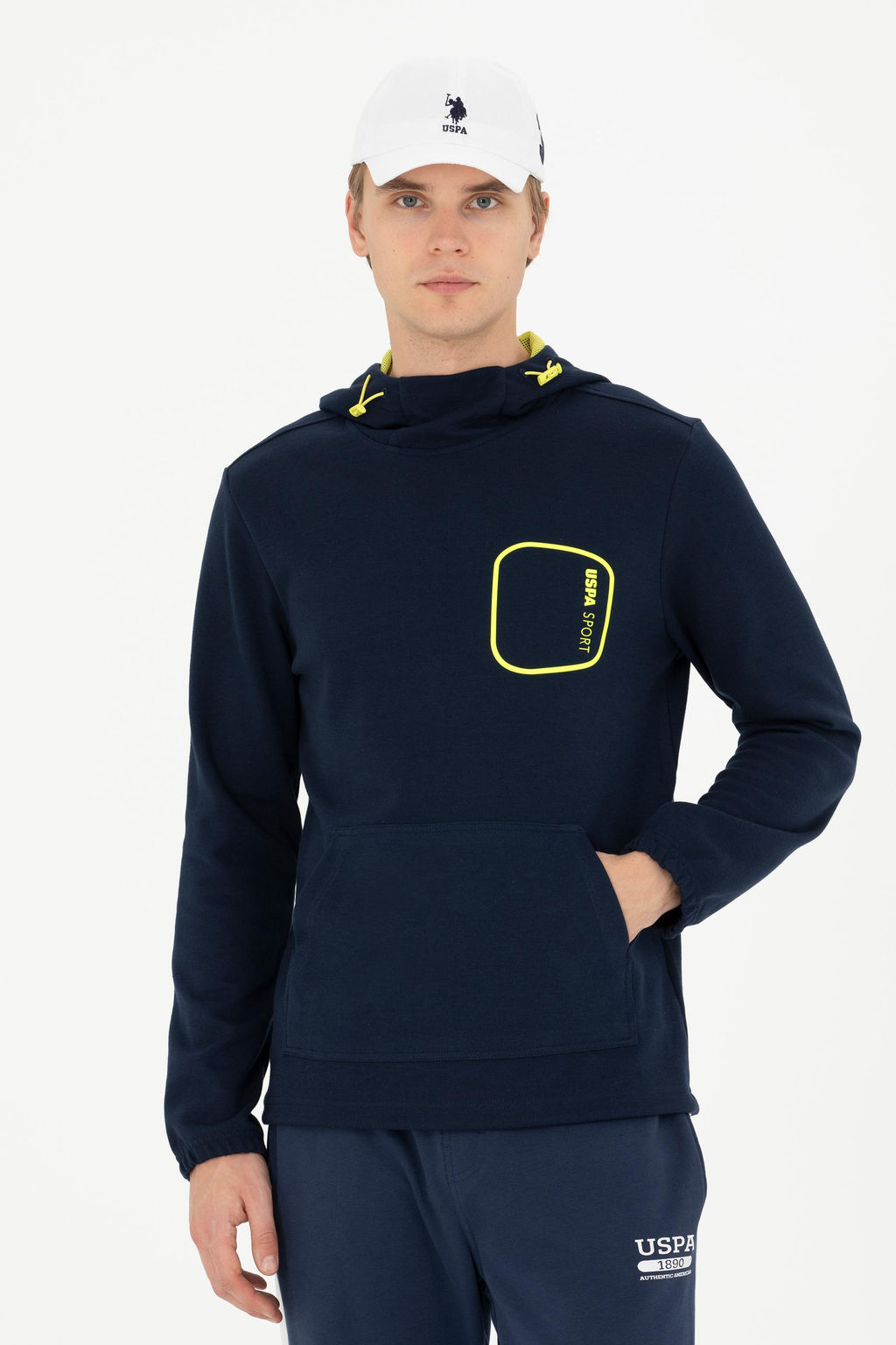 U. S. Polo Assn / Мужской темно-синий свитшот - U.s. polo assn фото 10