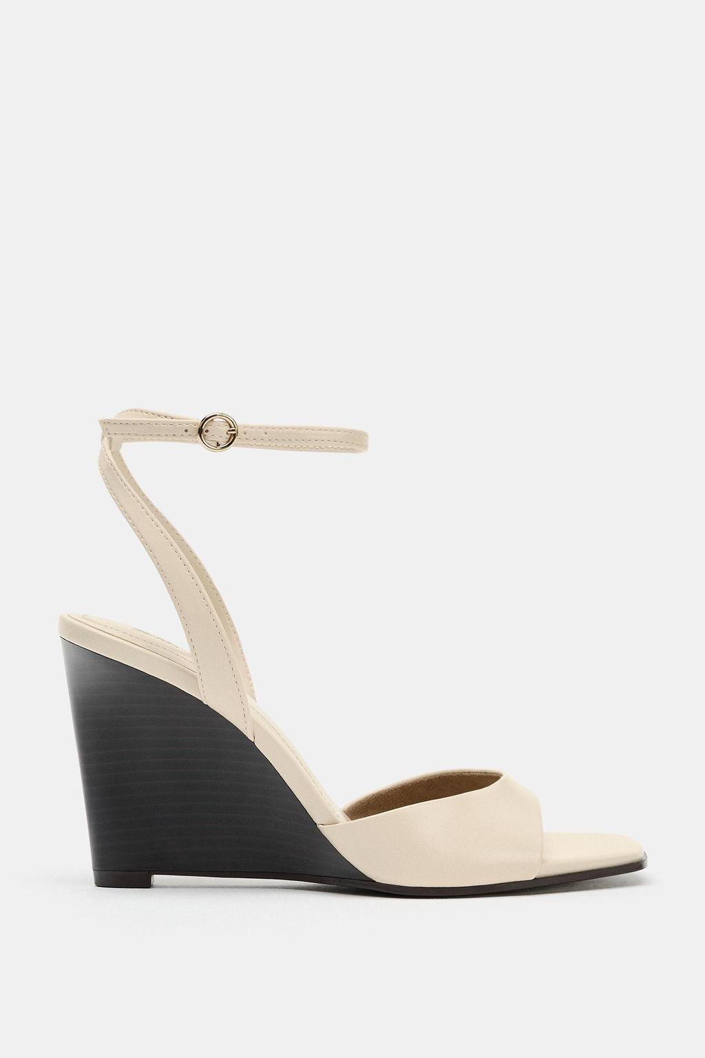 SANDALIA TAC?N CU?A / Blanco Crudo - Zara фото 2
