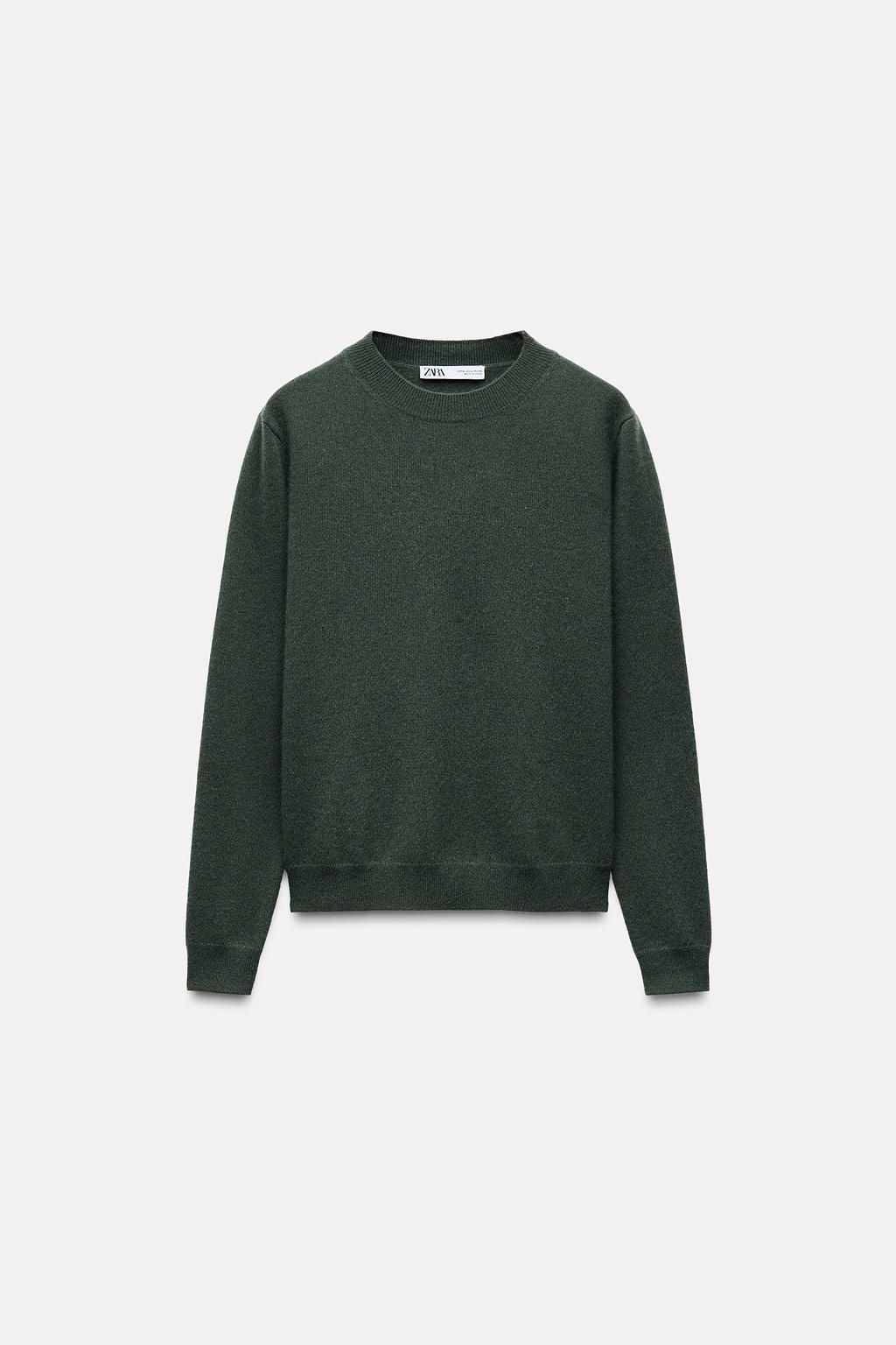 PLAIN KNIT 100% CASHMERE SWEATER - Zara фото 12