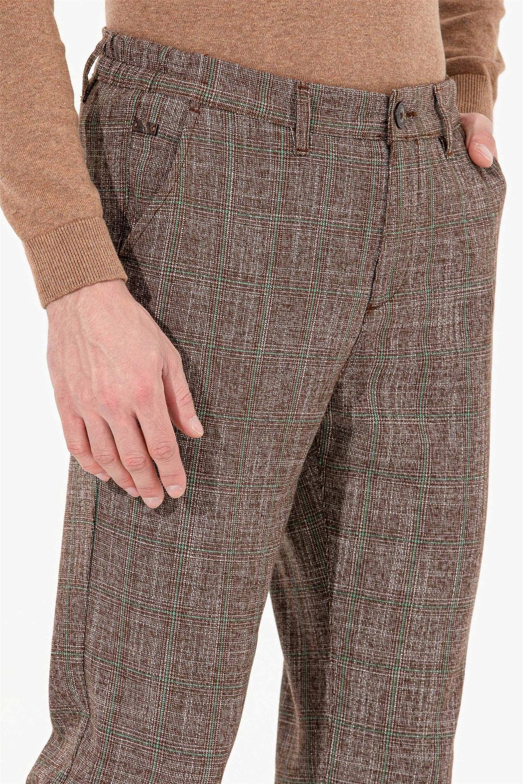 Мужские брюки чинос кокосового цвета - U.s. polo assn фото 5