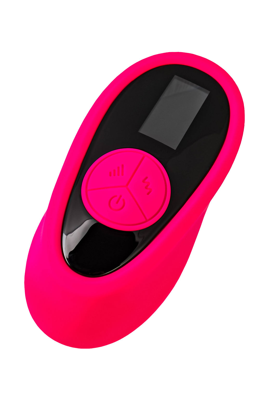 Вибратор для пар eroTeq Prawno с пультом ДУ, силикон, розовый, 18 см