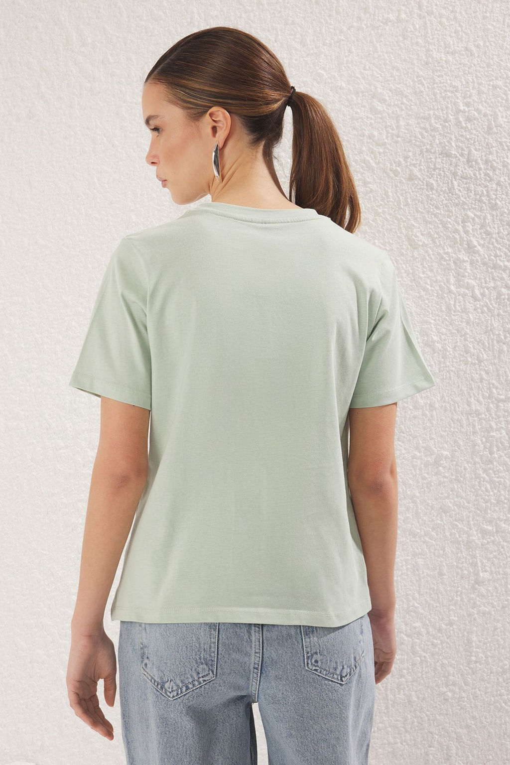 Trendyolmilla Ekru Orme Bluz TWOSS24BZ00302  фото 12