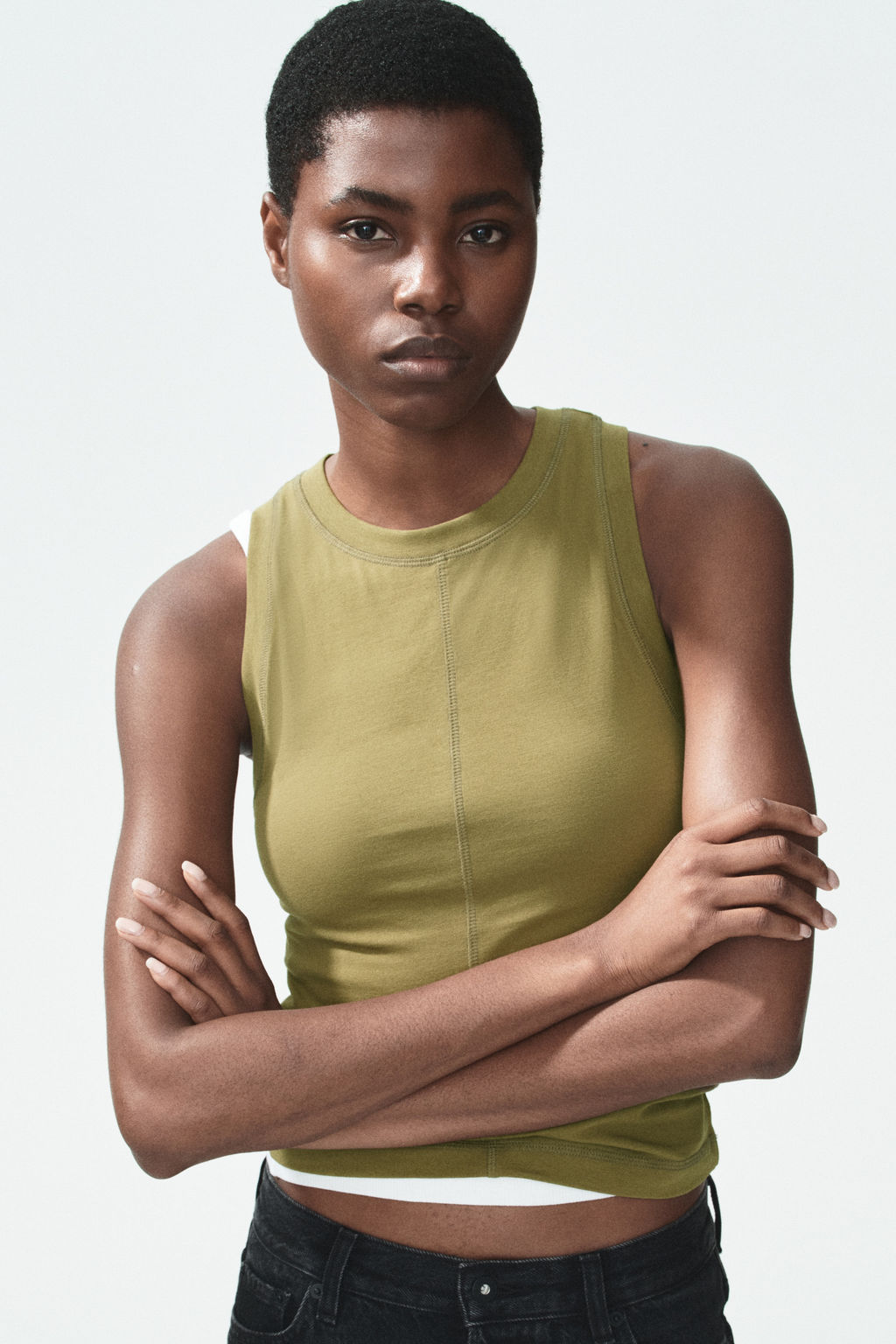 Top con costura plana - H&m фото 4