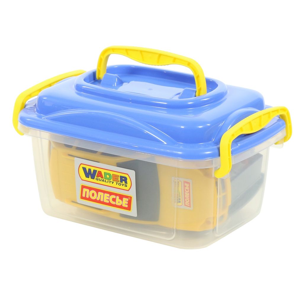 Конструктор Автомобиль легковой с прицепом (в контейнере) - Полесье фото 10