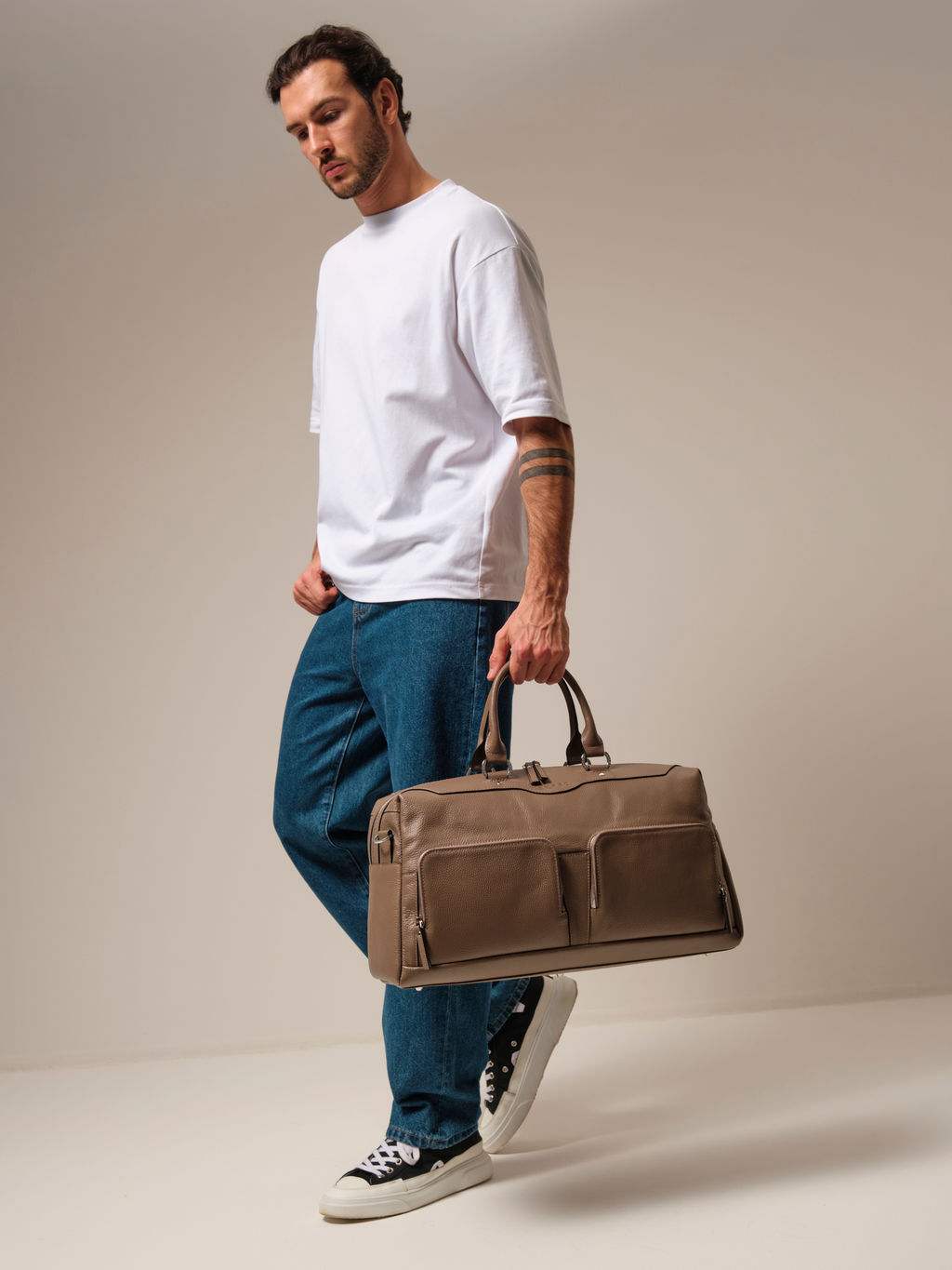 Сумка дорожная Azaro 8042 тауп