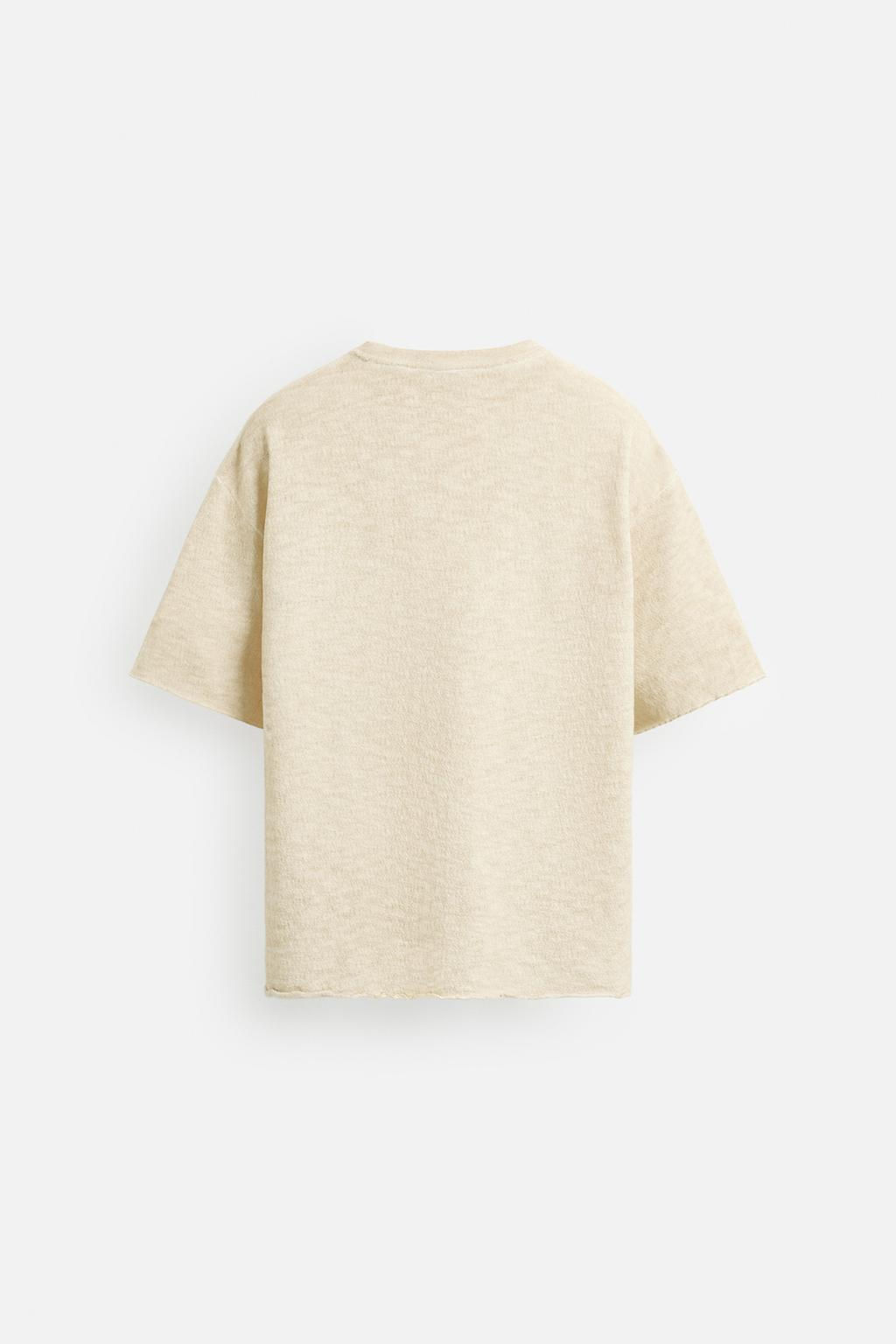 CONTRAST PRINT KNIT T-SHIRT - Zara фото 8