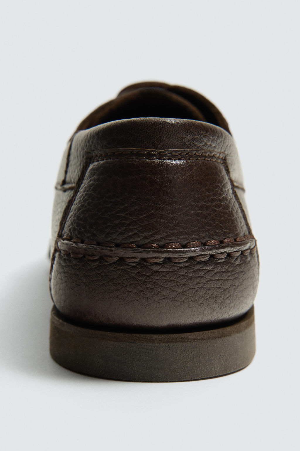 ZAPATO N?UTICO PIEL / Marr?n - Zara фото 3