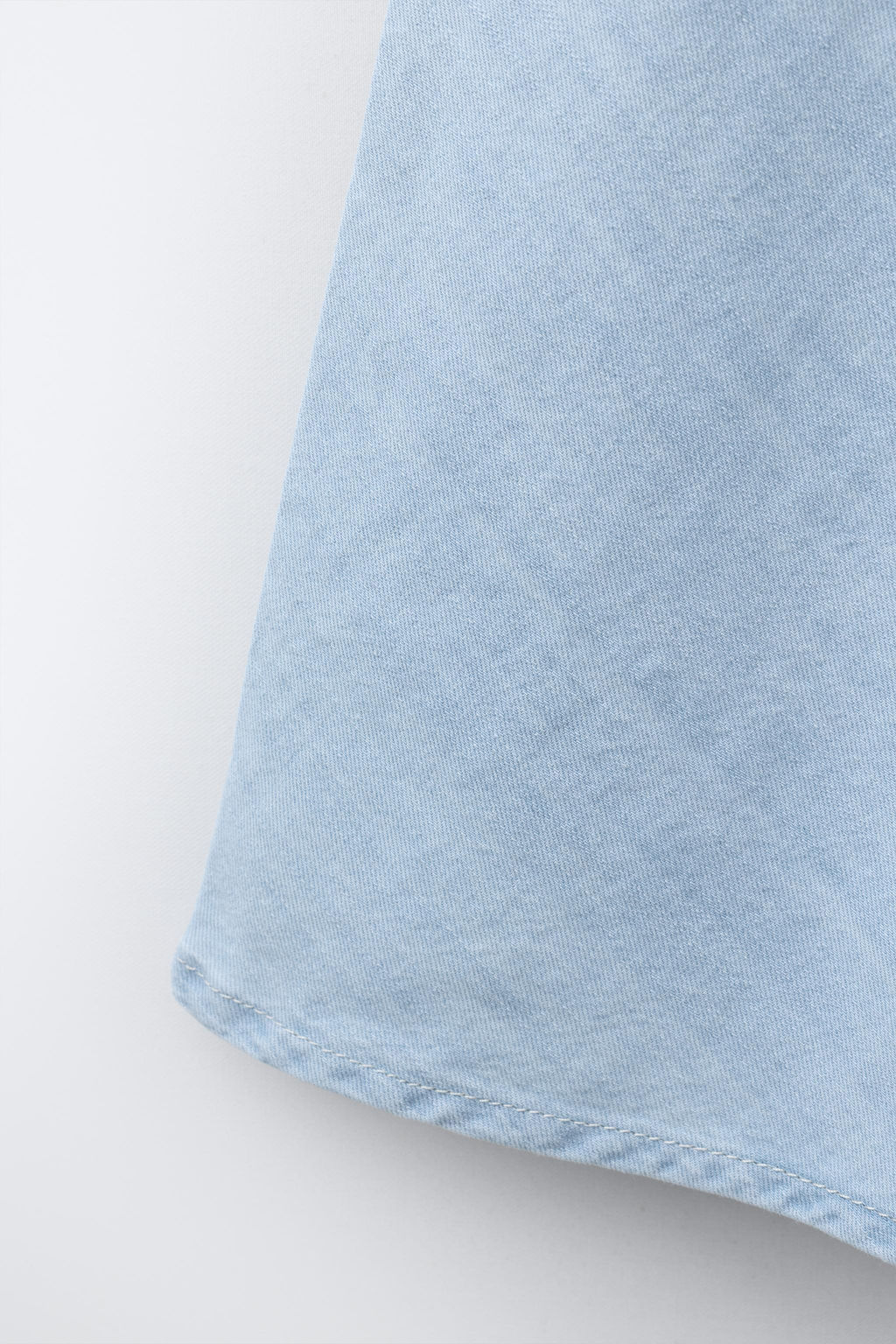 FALDA MIDI FLUIDA TACHAS / Azul claro - Zara фото 4