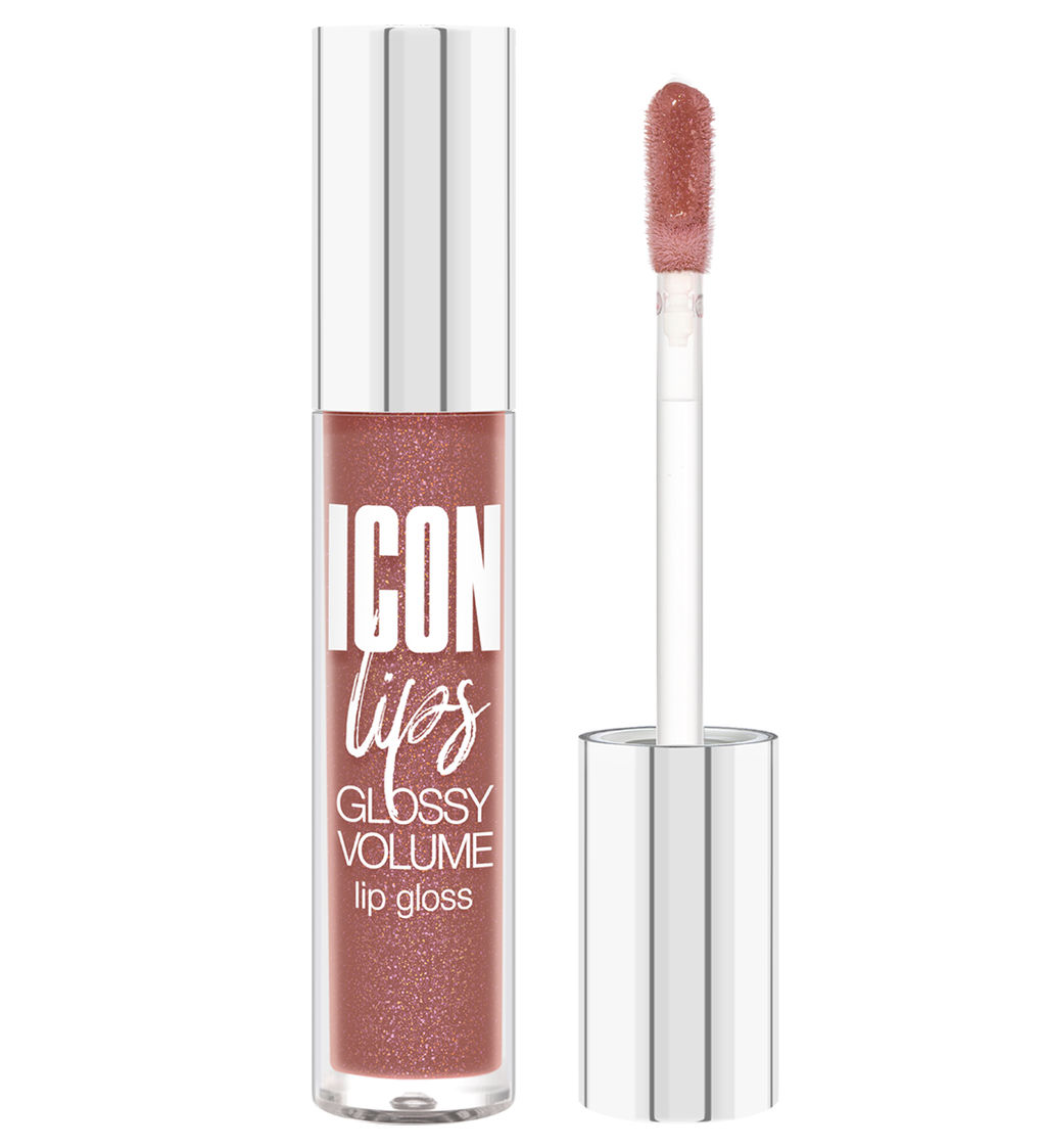 LuxVisage Блеск для губ с эффектом объема тон 506 ICON lips glossy volume Caramel Beige 3,4г  фото 2