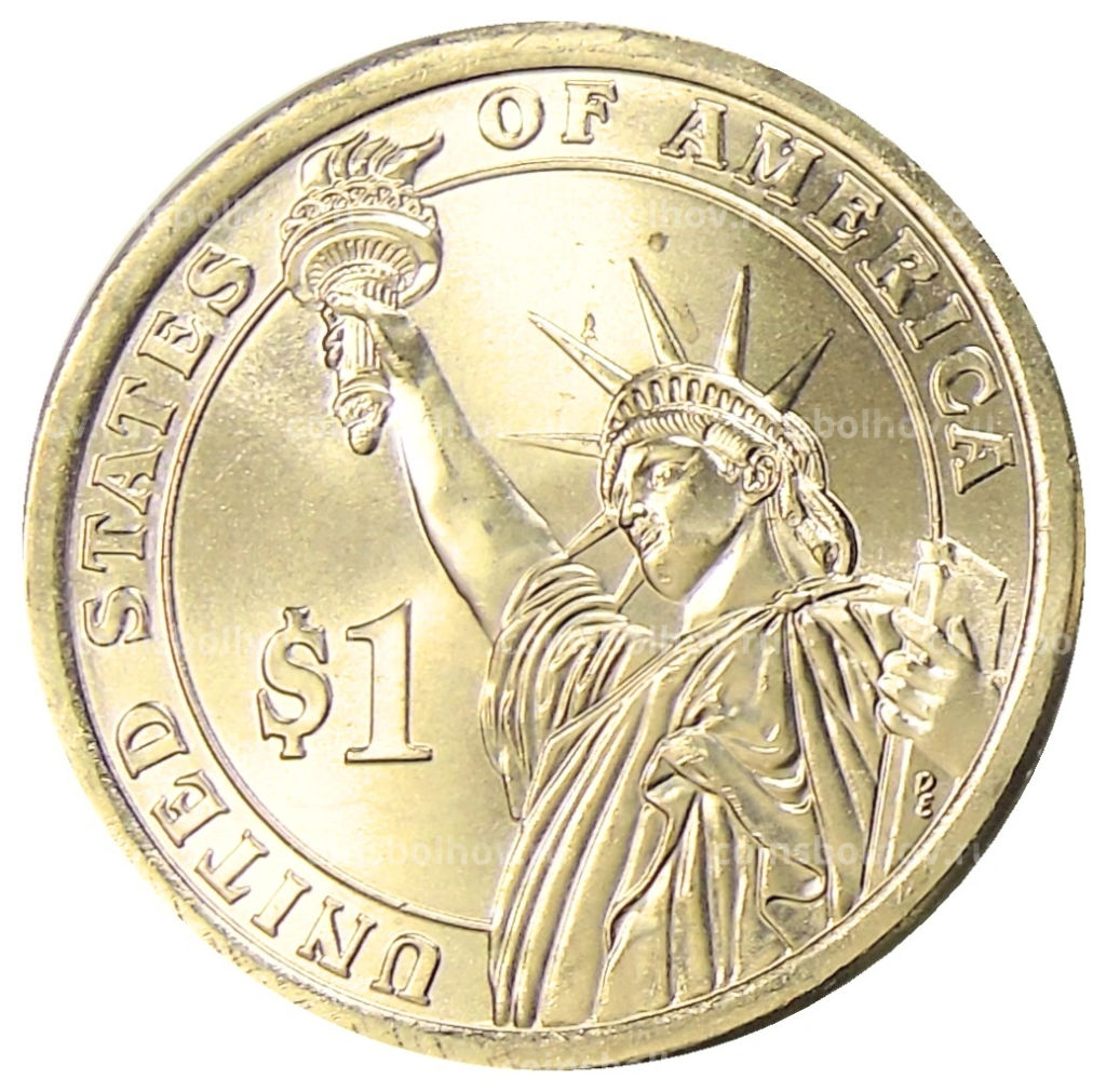 Монета 1 доллар 2015 года D США 33-й президент США Гарри Труман