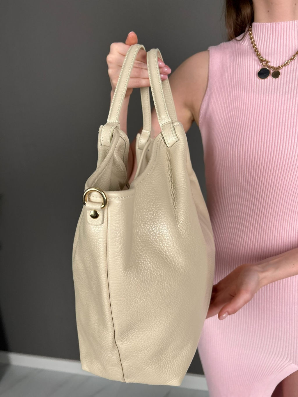 Сумка женская из телячьей кожи