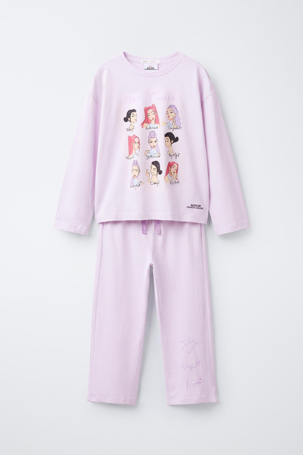 6-14 A?OS/ PIJAMA KPOP DEMON HUNTERS NETFLIX  / Malva - Zara фото 8