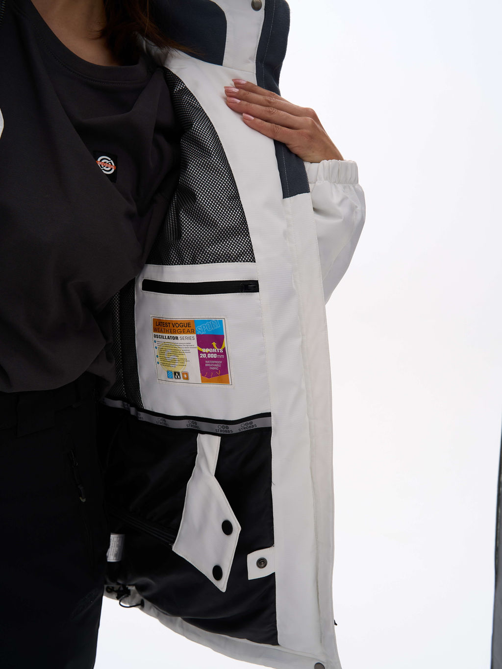 T3442-6 Куртка зимняя парка с капюшоном удлиненная - Strobbs фото 6