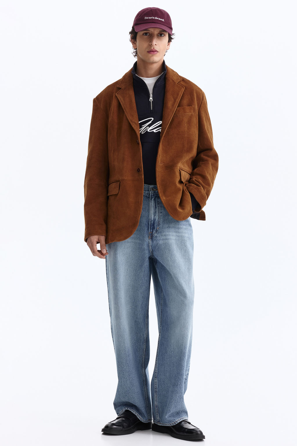Americana de ante Relaxed Fit - H&m фото 2