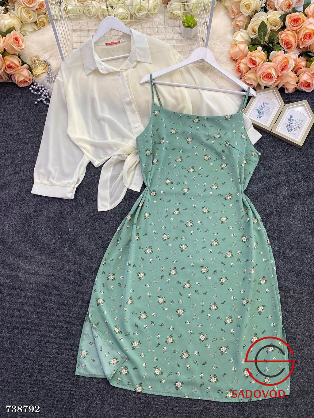 Женский летний сарафан с рубашкой 738792 - Zum ming фото 2