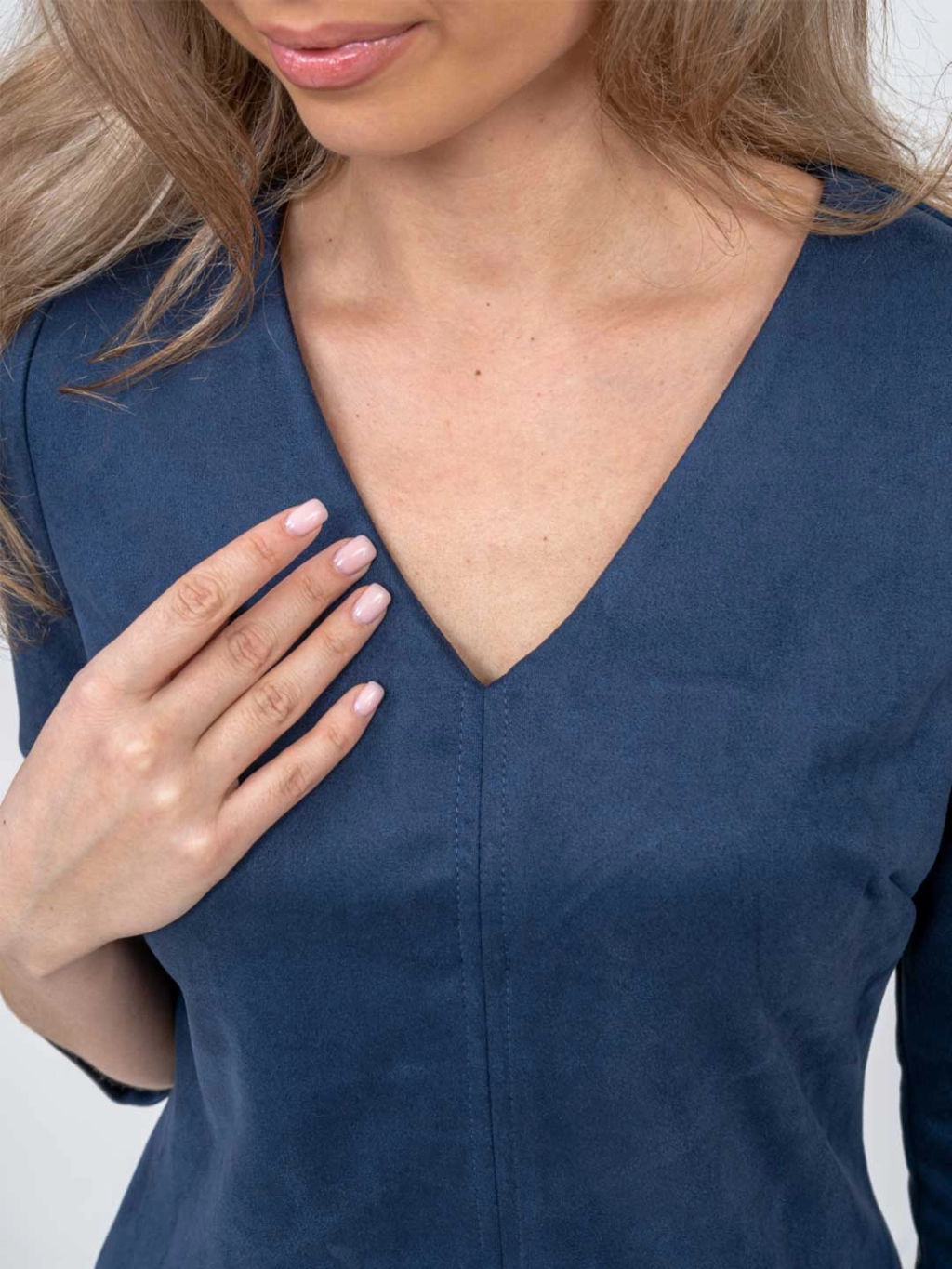 Платье женское, цвет синий