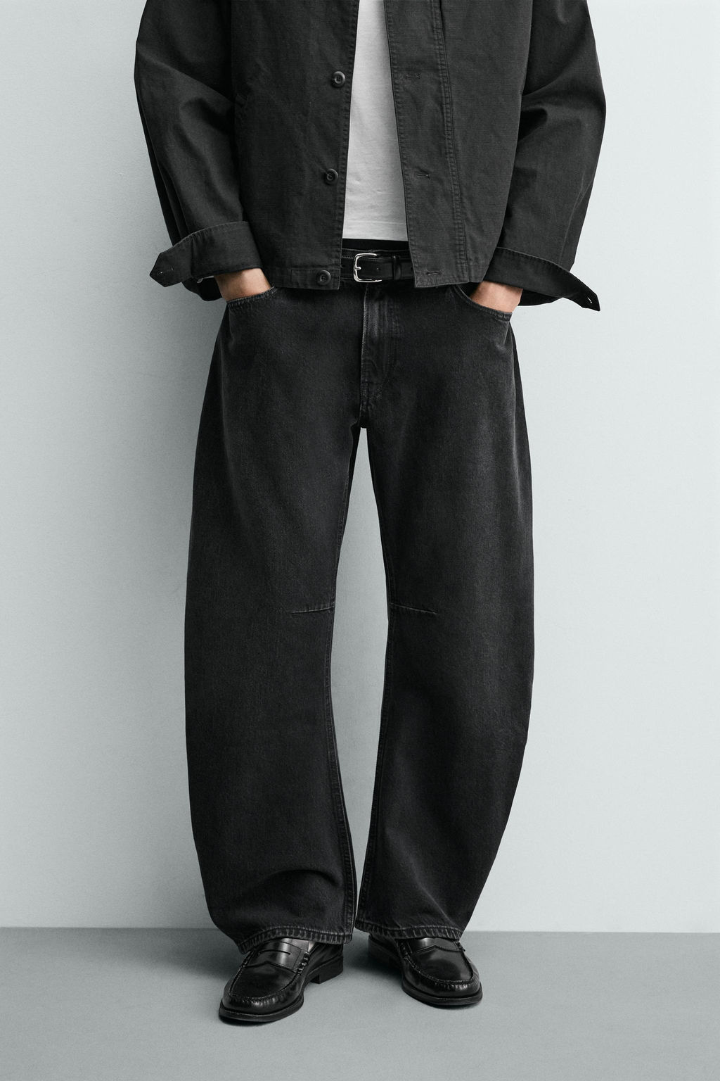 JEANS RELAXED BARREL FIT / Carb?n - Zara фото 2