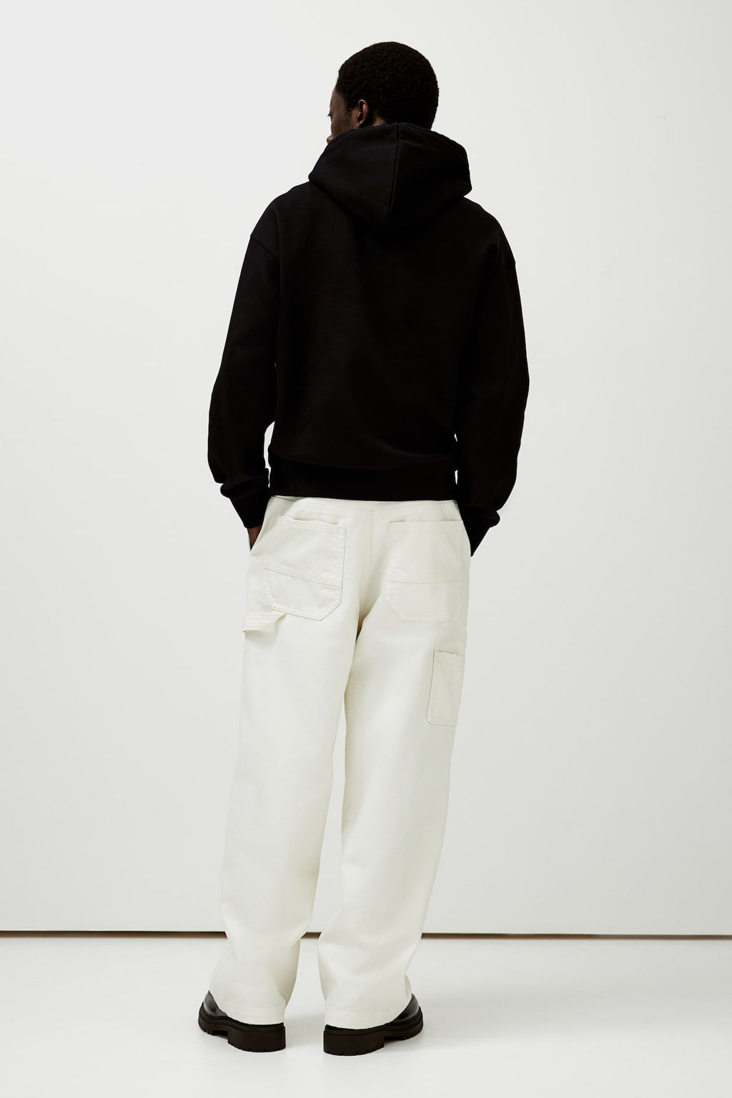 Sudadera con capucha y estampado Loose Fit - H&m фото 5