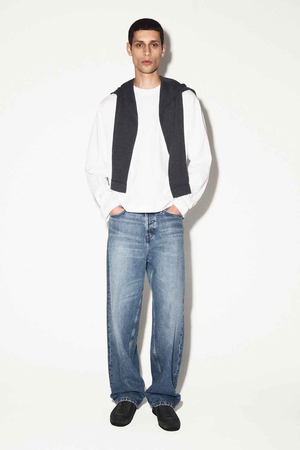 CAMISETA DE ALGOD?N DE MANGA LARGA RELAXED FIT - H&m фото 2