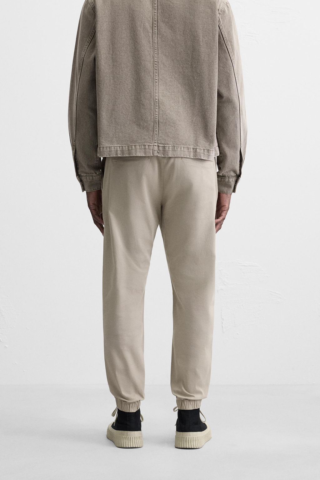 FADED JOGGER WAIST TROUSERS - Zara фото 3