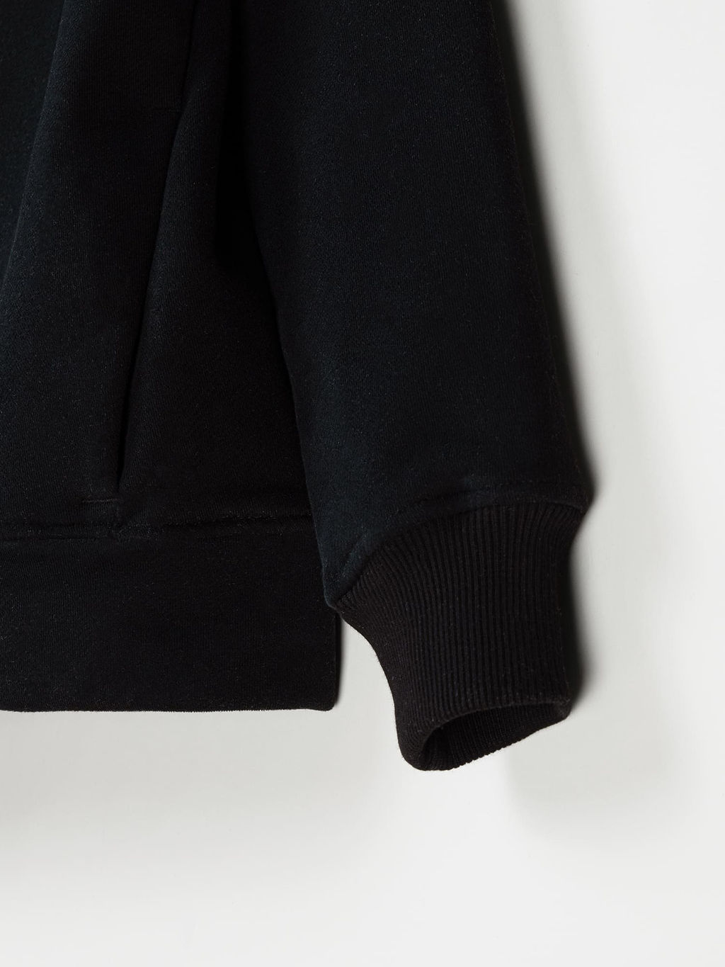 Худи с велюровым эффектом "Уголь" женское