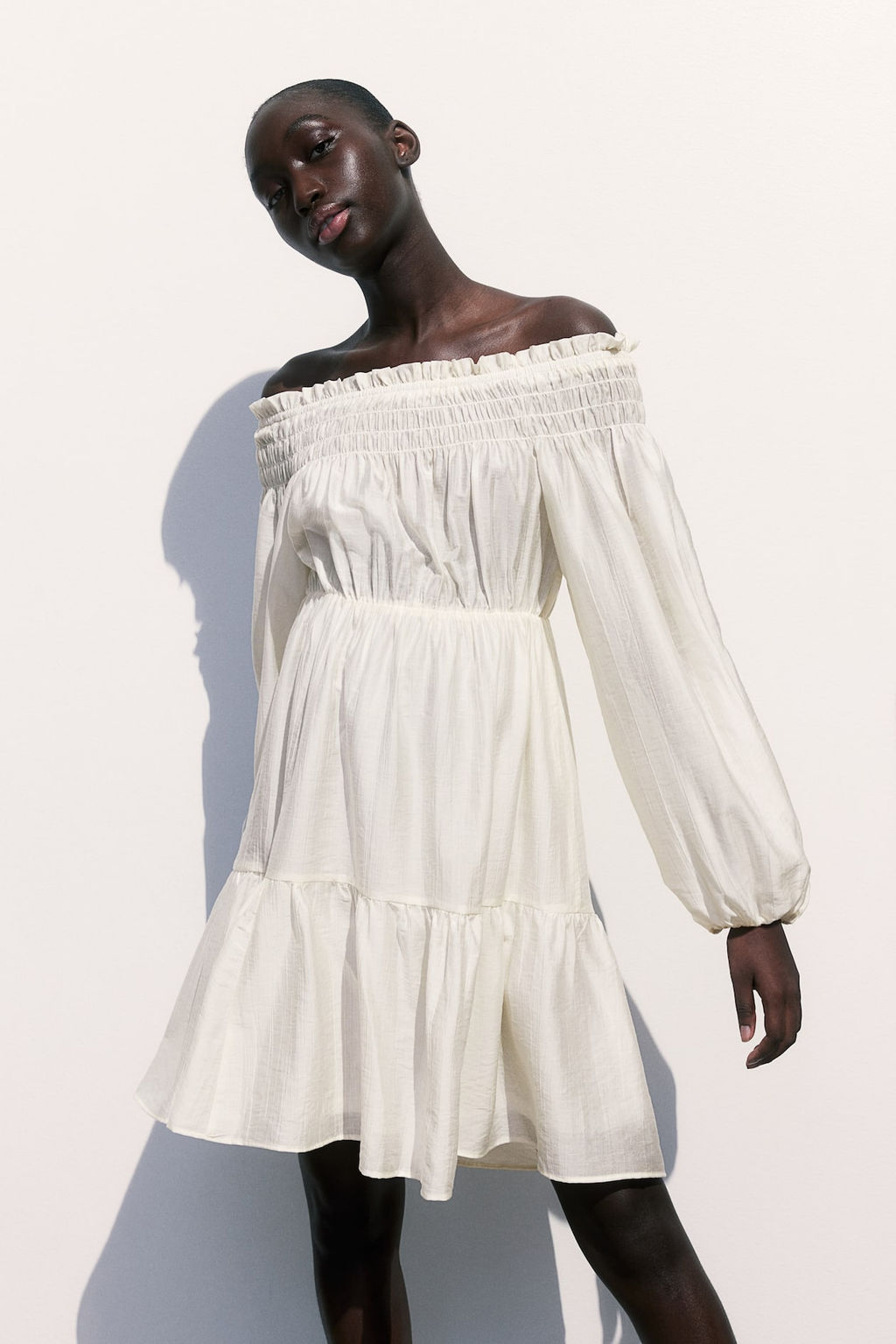 MAMA Vestido off-the-shoulder - H&m фото 3