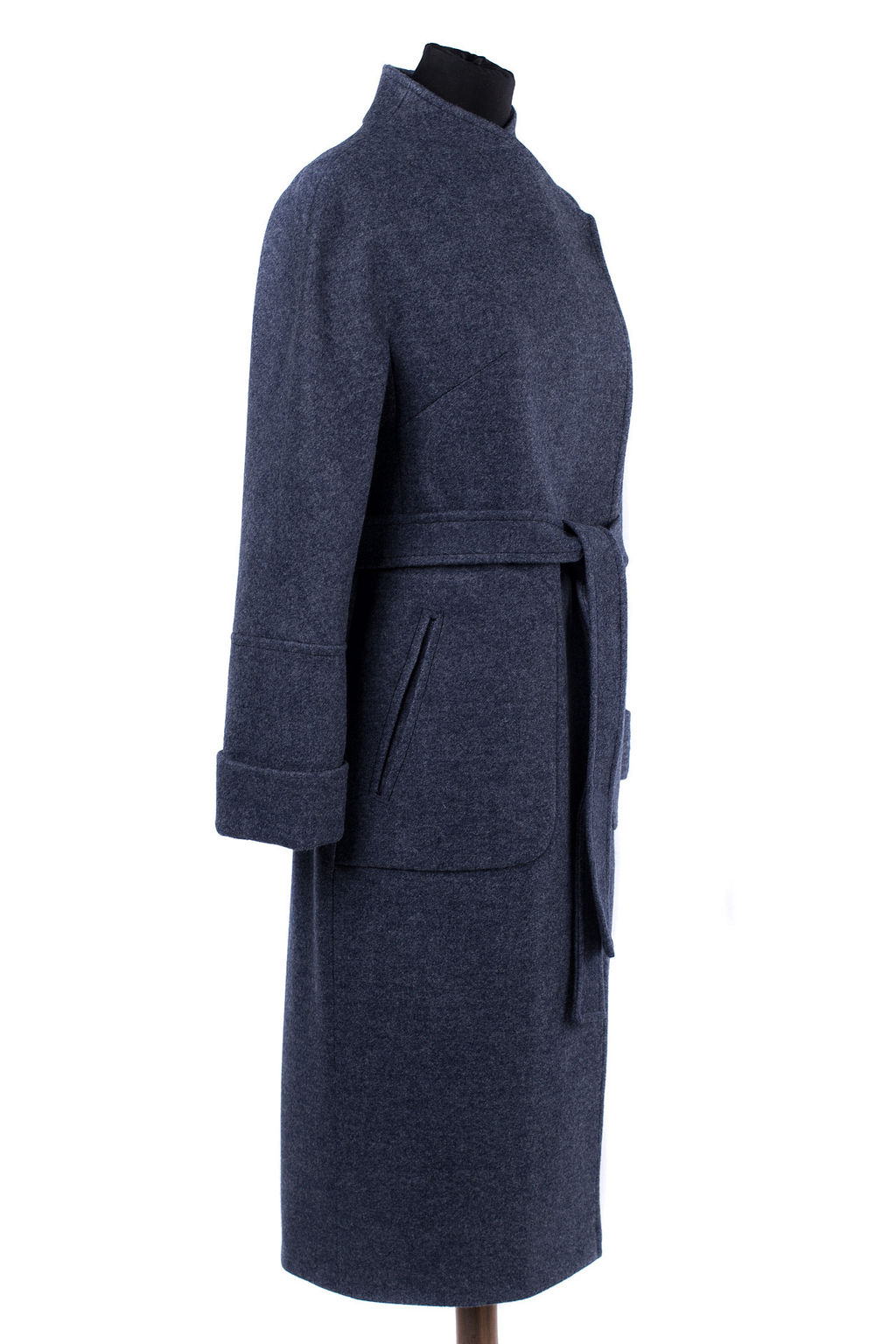 01-09051 Пальто женское демисезонное (пояс) - El podio фото 2