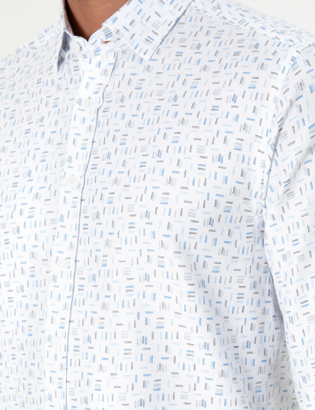 Mavi Slim Fit Uzun Kollu G_mlek