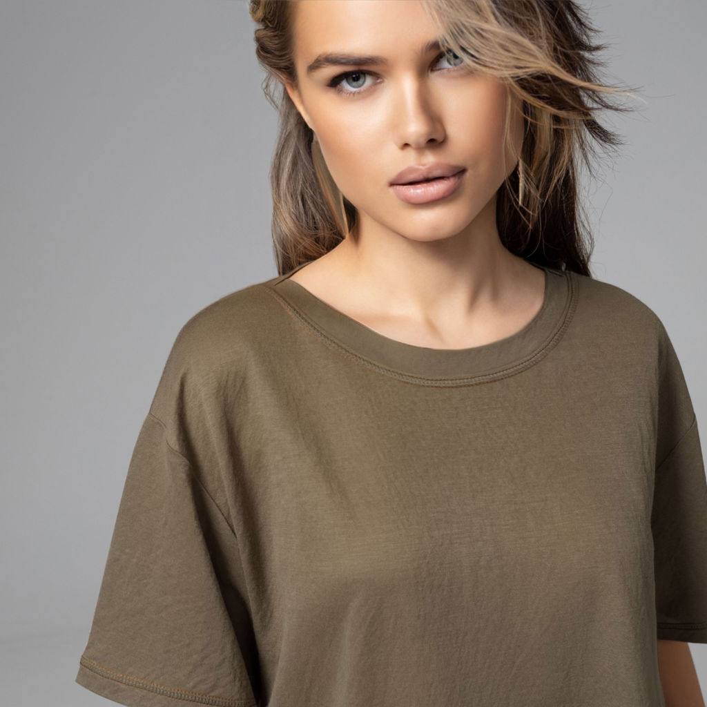 Футболка с вискозой, Стальной взгляд (эстетика) - Charutti фото 3