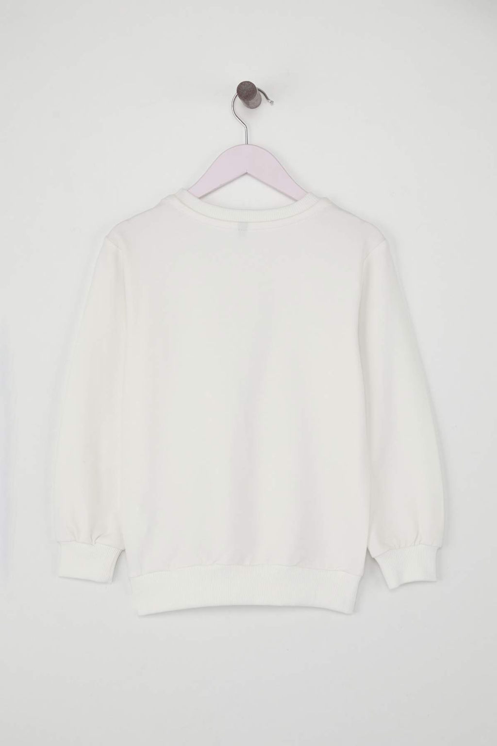 Pembe-Ekru K?z Cocuk Mevsimlik-Ince Bisiklet Yaka 2li Basic Orme Sweatshirt TKDAW25SW00000 - Trendyolmilla фото 27