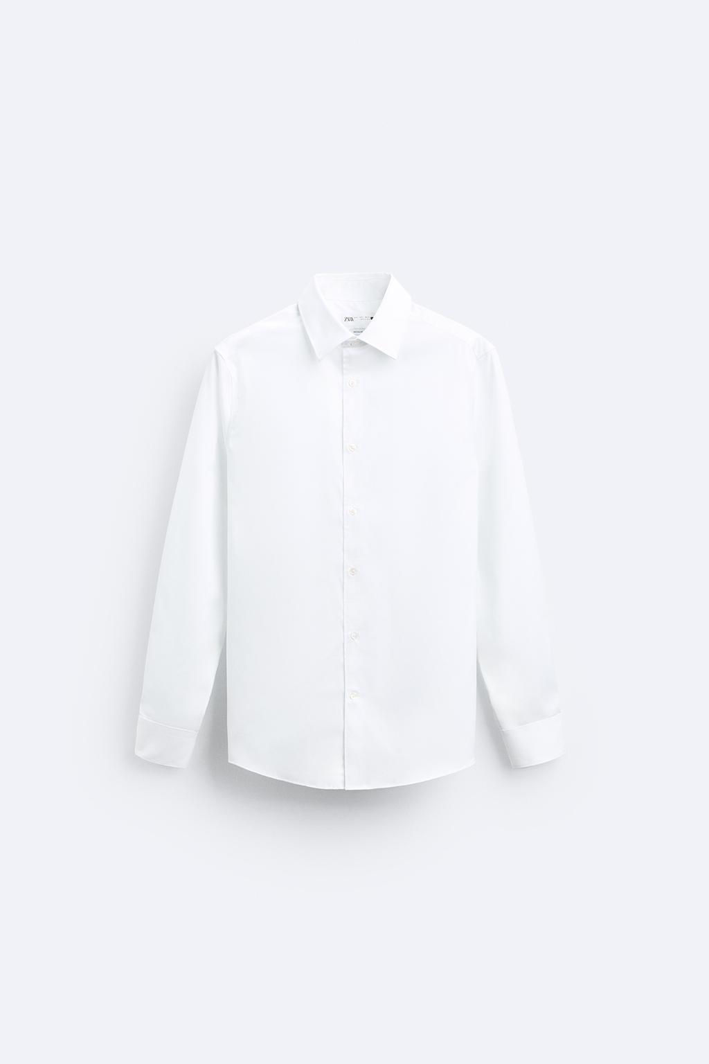 TEXTURED TWILL SHIRT - Zara фото 18