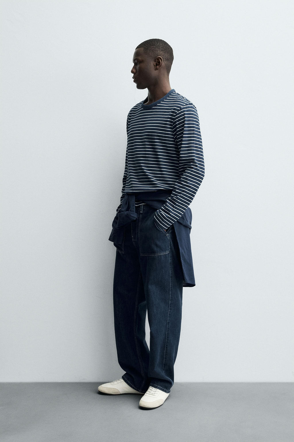 JACQUARD STRIPE T-SHIRT - Zara фото 4