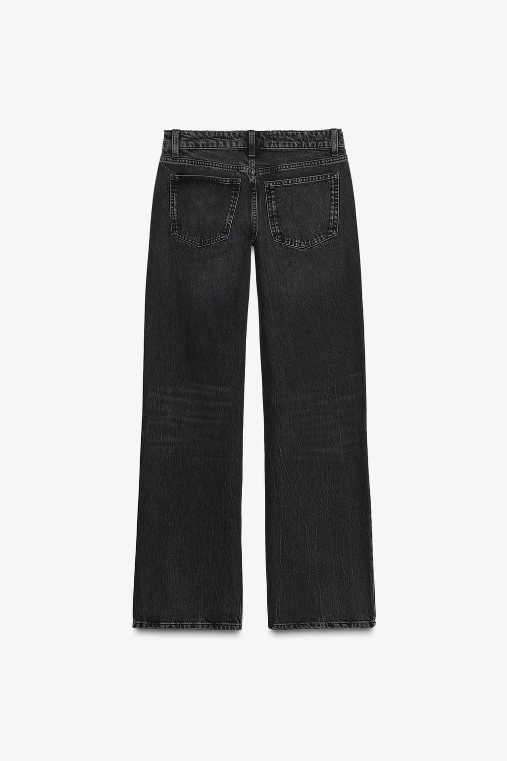 TRF WIDE-LEG LOW-RISE JEANS - Zara фото 17