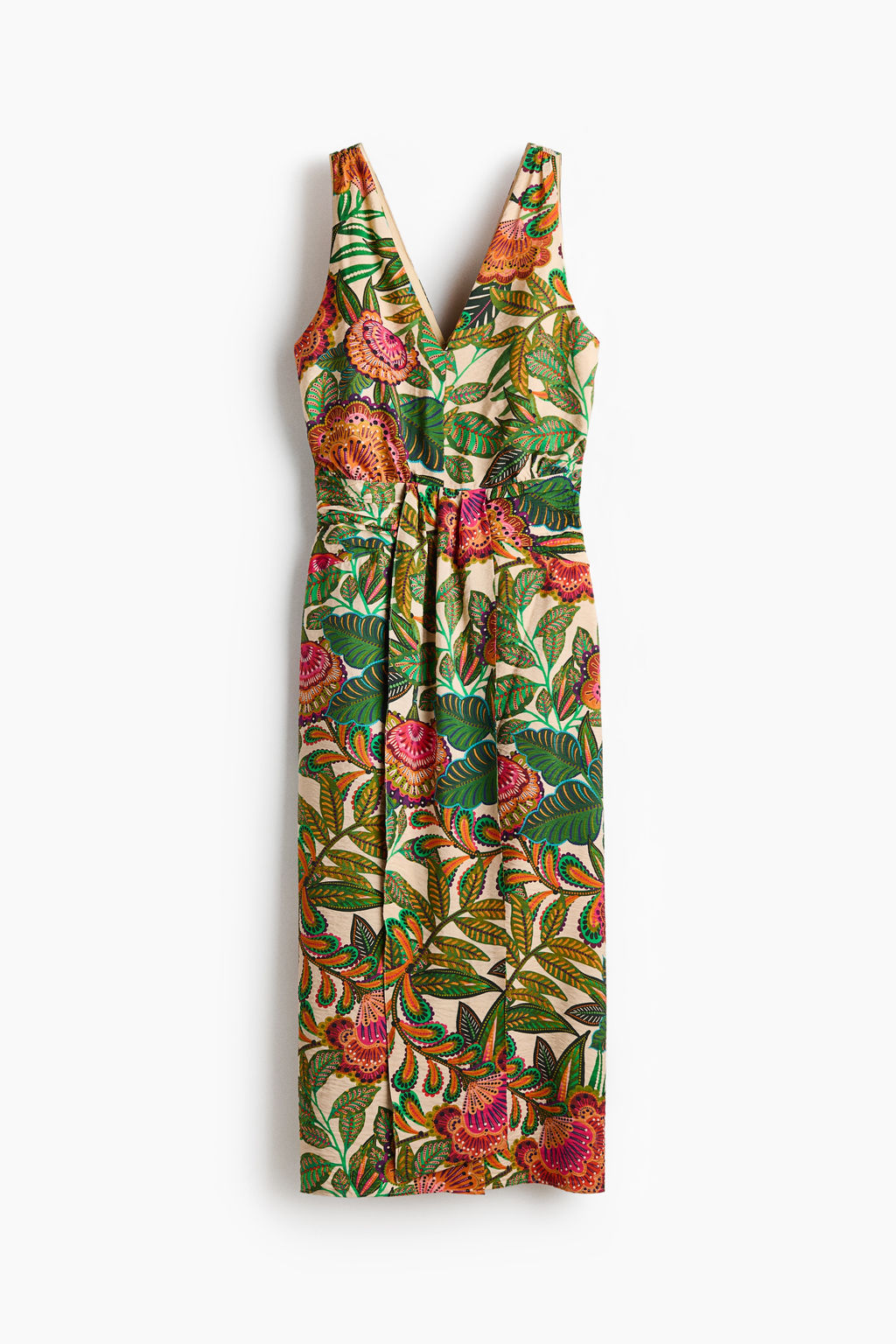 Vestido midi con escote en V - H&m фото 6