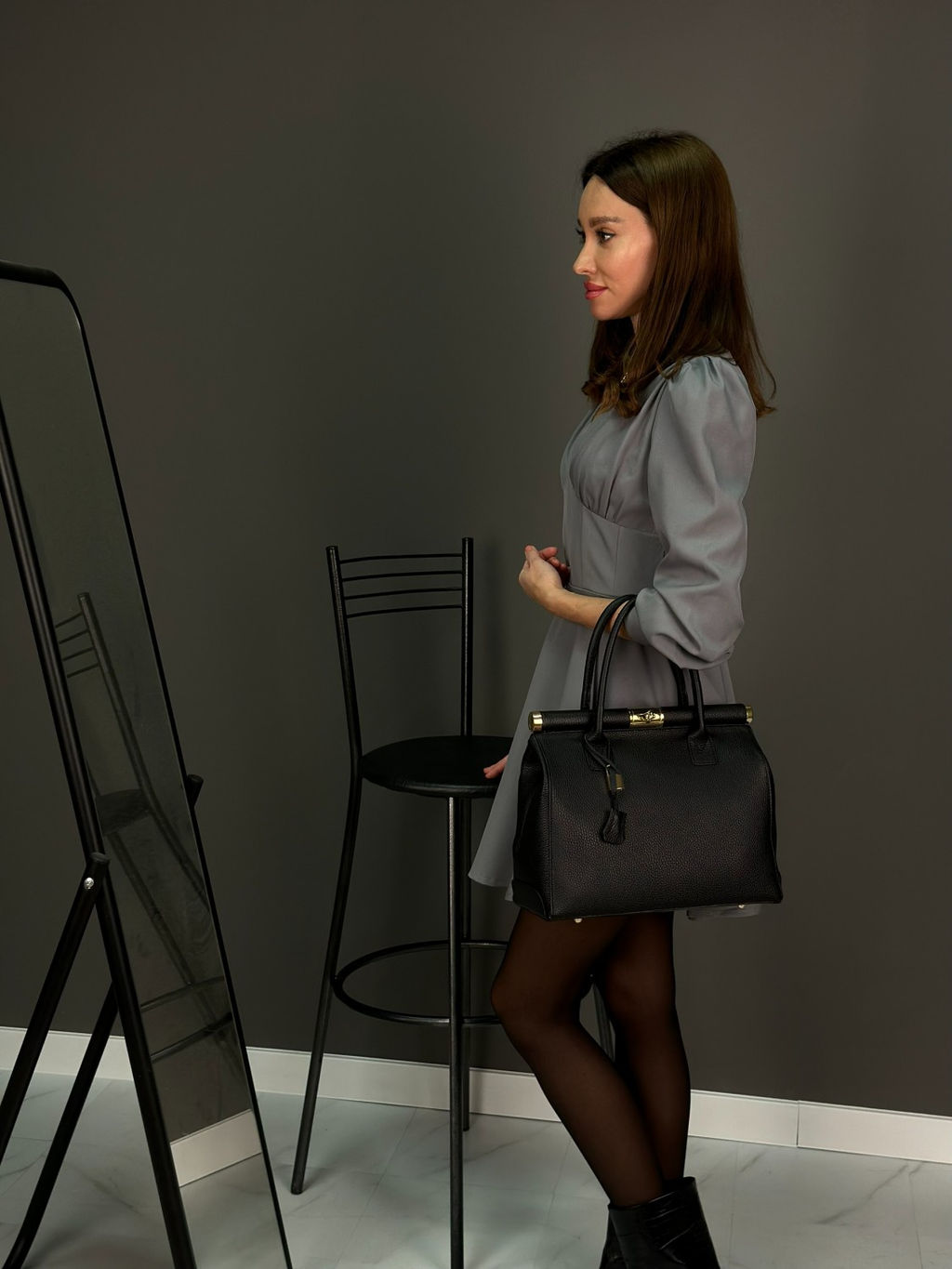 Сумка женская из телячьей кожи