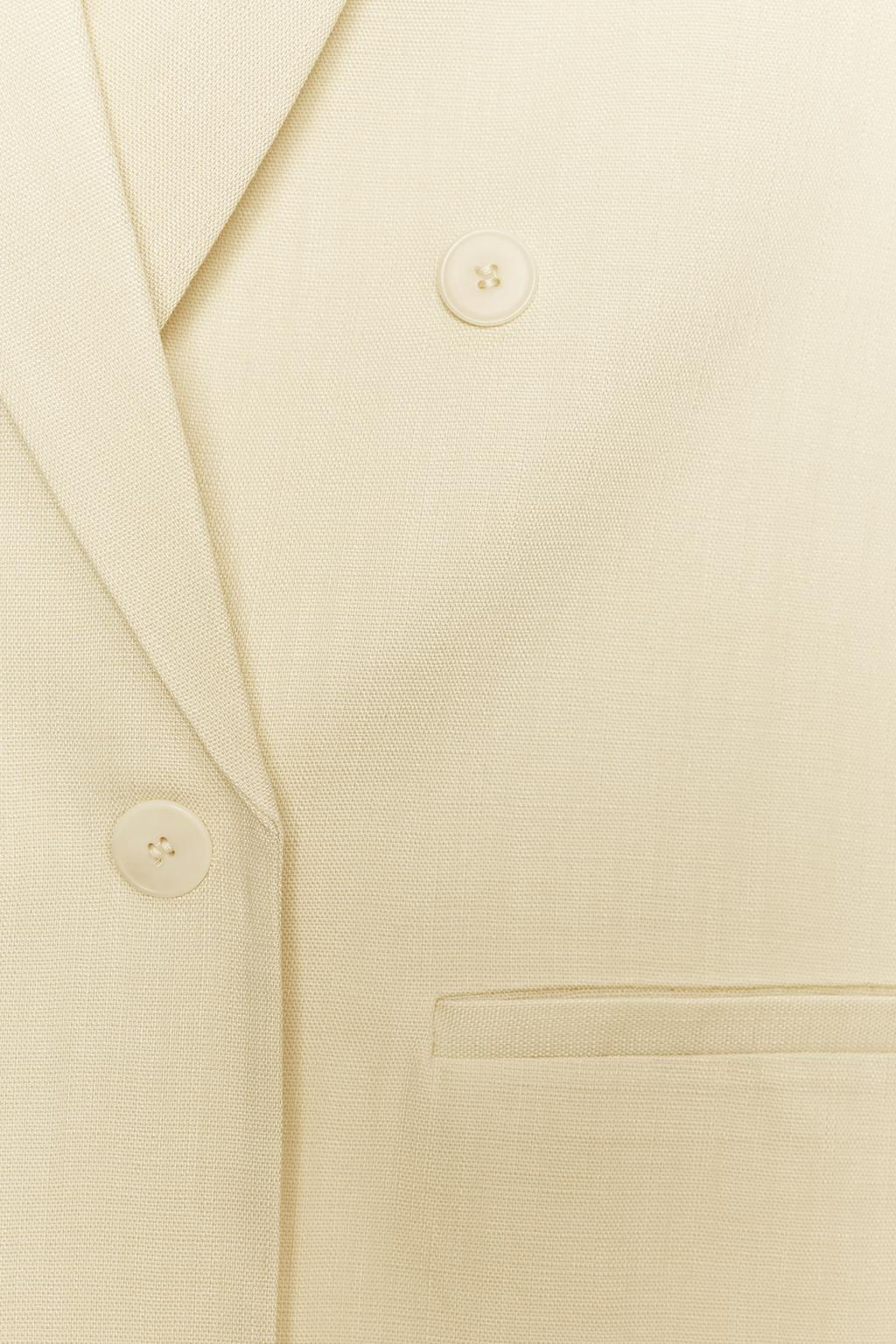 ZW COLLECTION OVERSIZE DOUBLE-BREASTED WAISTCOAT - Zara фото 8