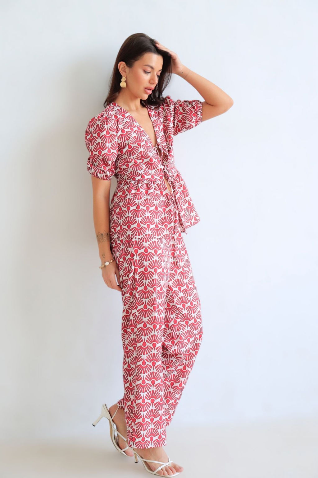 Martichelli Костюм брючный с принтом  фото 8