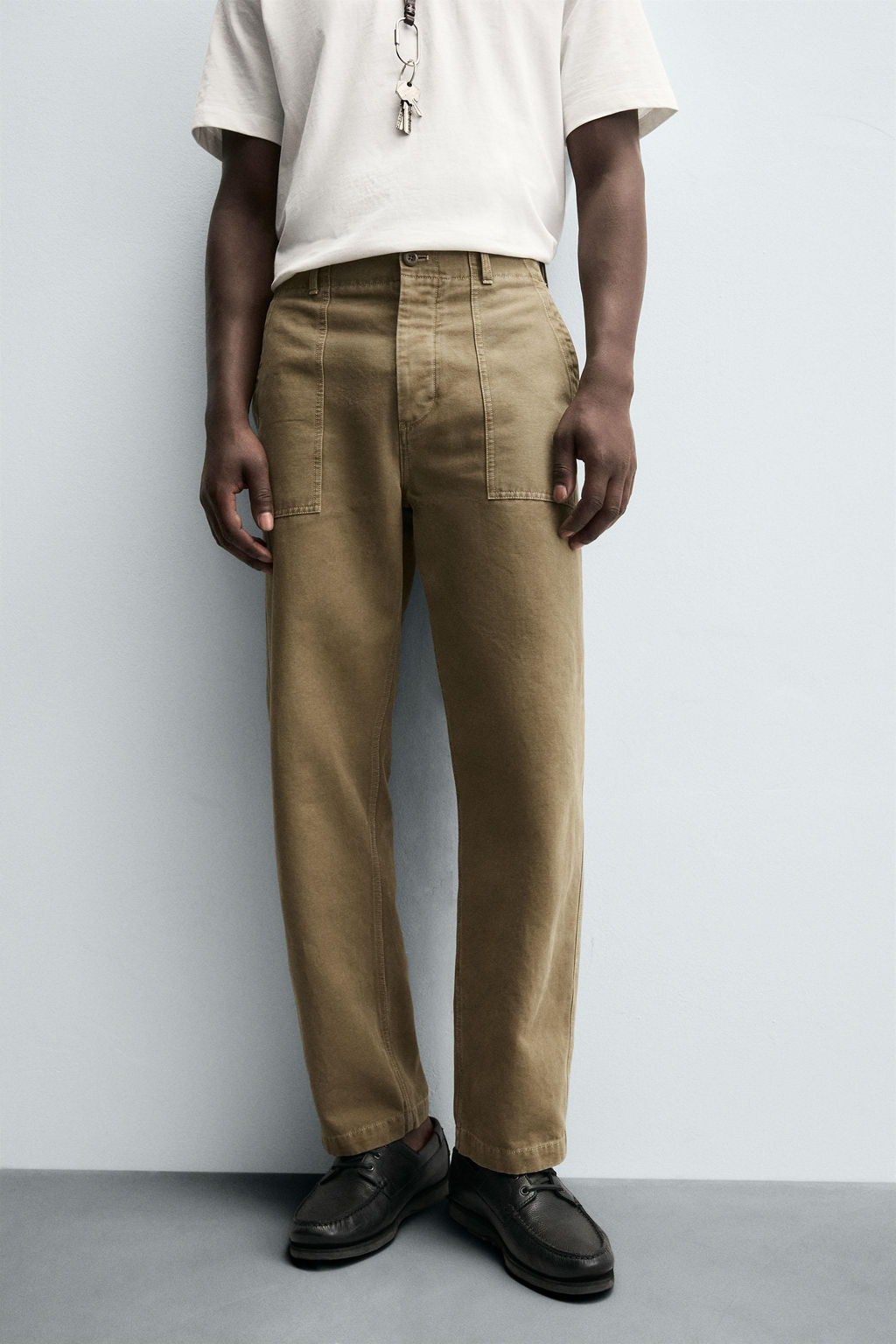 REGULAR FIT TROUSERS WITH POCKETS - Zara фото 5