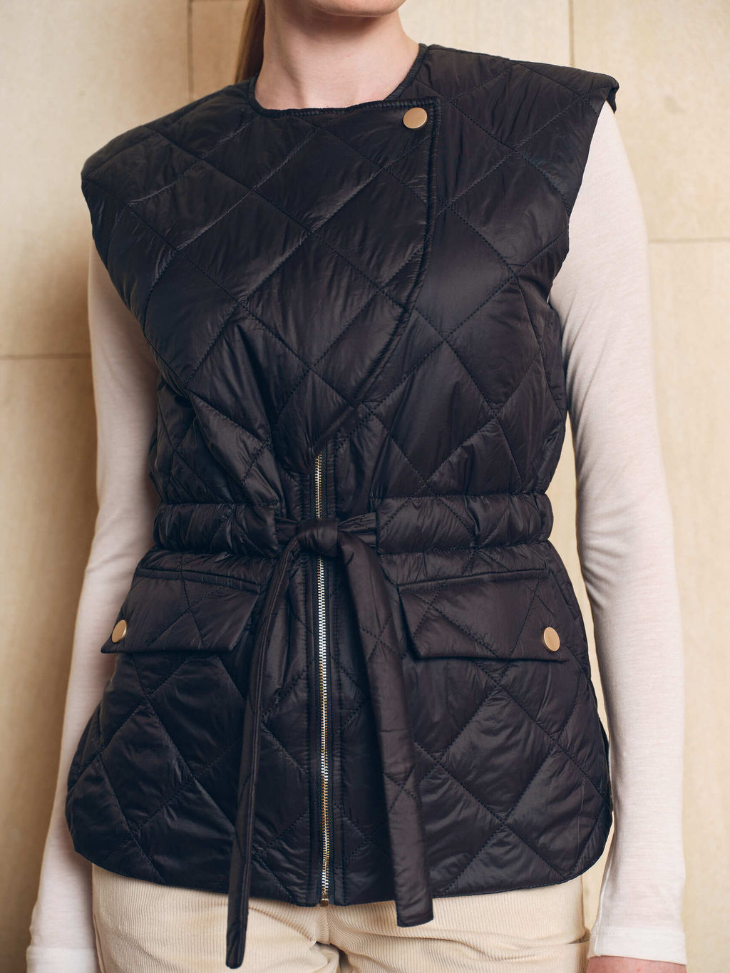 Жилет стеганный 512.150032/Черный - Seven senses фото 2