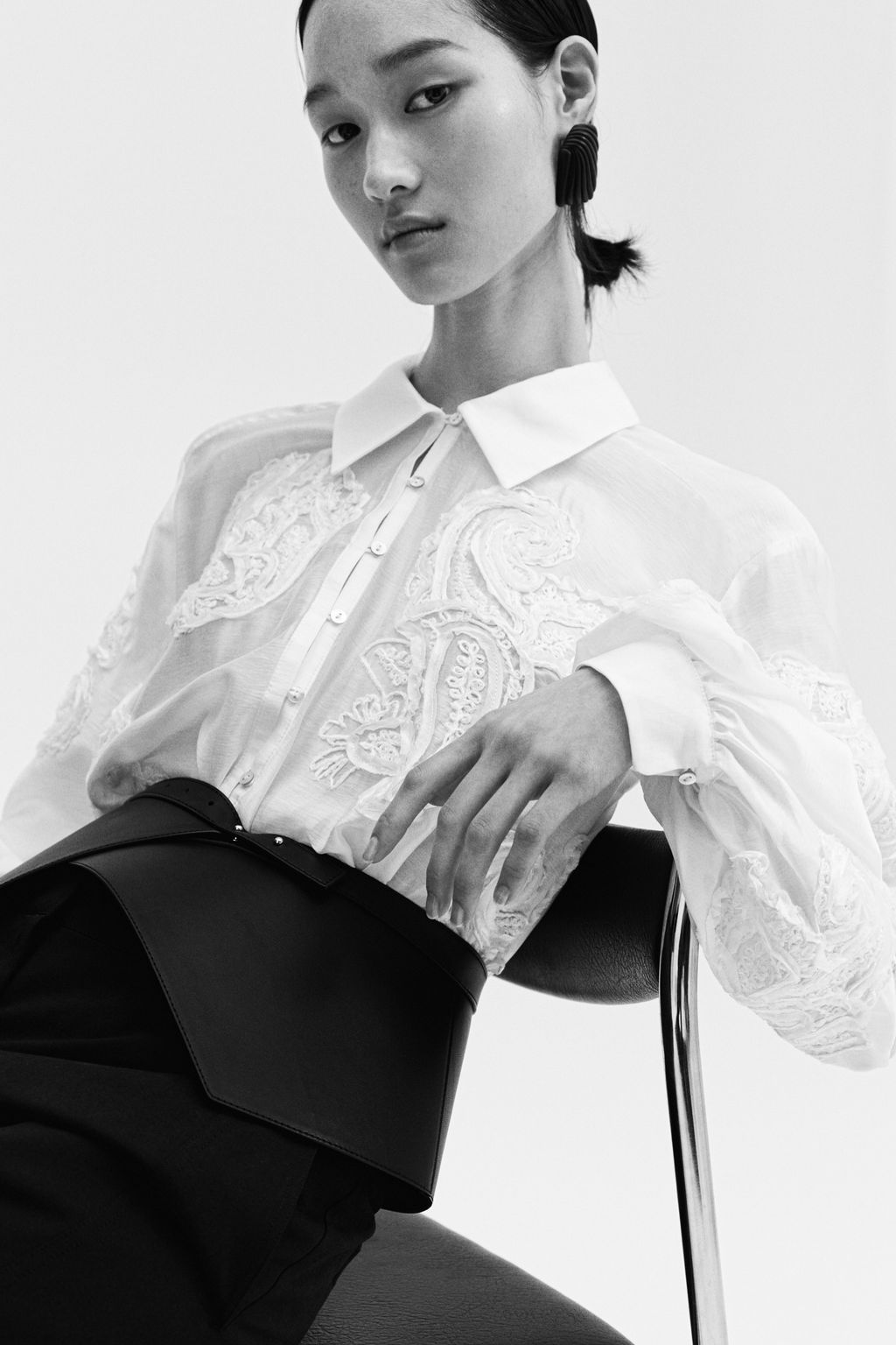 Blusa bordada - H&m фото 3