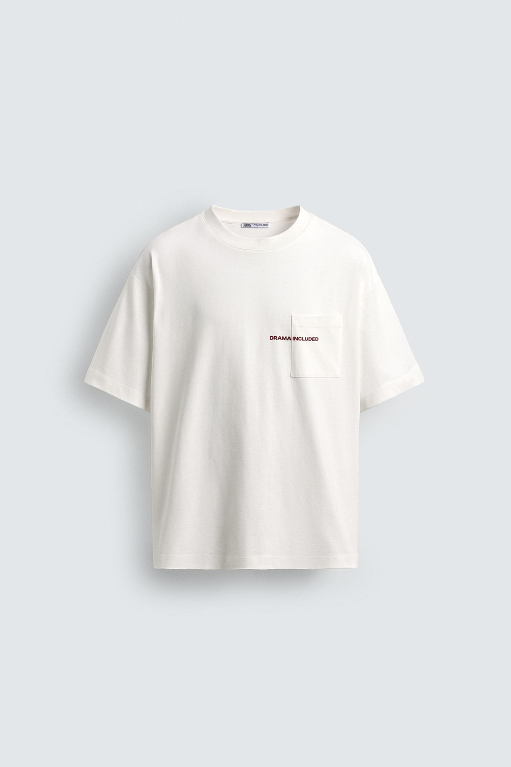 SLOGAN PRINT POCKET T-SHIRT - Zara фото 14